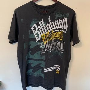Vintage Black Billabong Surf Tee
